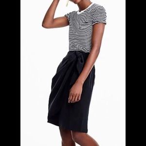 J. Crew Faux Wrap Tie Mini Skirt